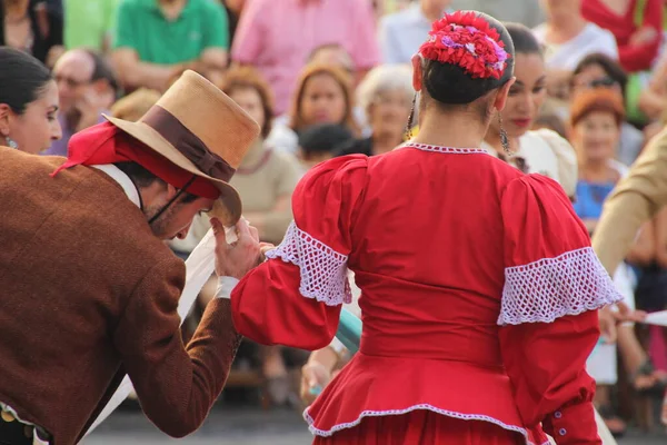 Danza Folclórica Argentina Festival Callejero — Foto de Stock