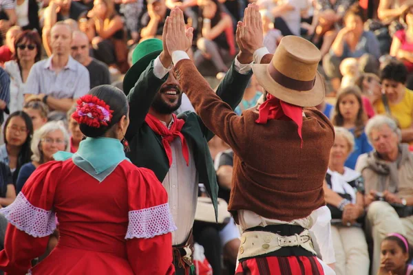 Sokak Festivalinde Arjantinli Halk Dansları — Stok fotoğraf