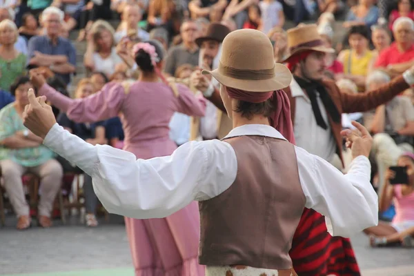 Danse Folklorique Argentine Dans Festival Rue — Photo