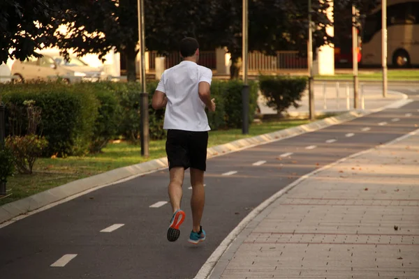 Τρέχει Αστικό Πάρκο — Φωτογραφία Αρχείου