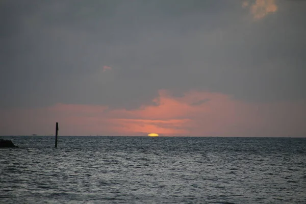 Crepúsculo Mar Dia Verão — Fotografia de Stock