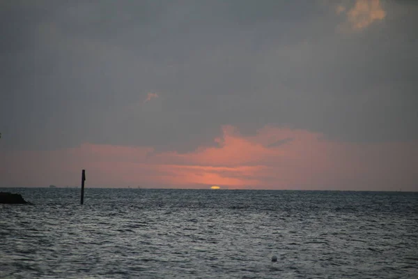 Atardecer Mar Día Verano — Foto de Stock