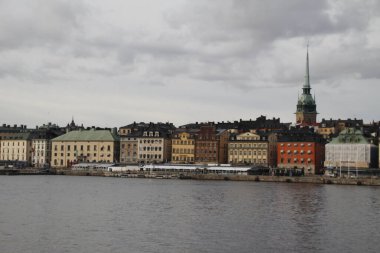 Stockholm şehrinin mimarisi.