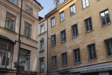 Stockholm şehrinin mimarisi.