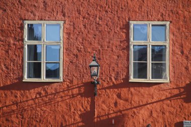 Stockholm şehrinin mimarisi.