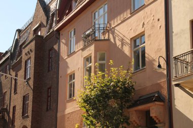 Stockholm şehrinin mimarisi.