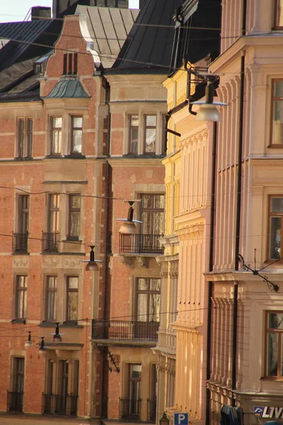 Architectuur Stad Stockholm — Stockfoto