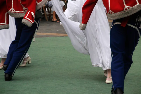 Polish Dance Exhibition Street Festival — Stock Photo, Image