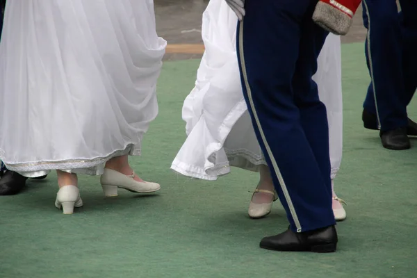 Polsk Dansutställning Gatufestival — Stockfoto