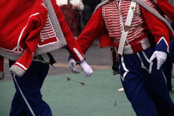 Польська Танцювальна Виставка Вуличному Фестивалі — стокове фото