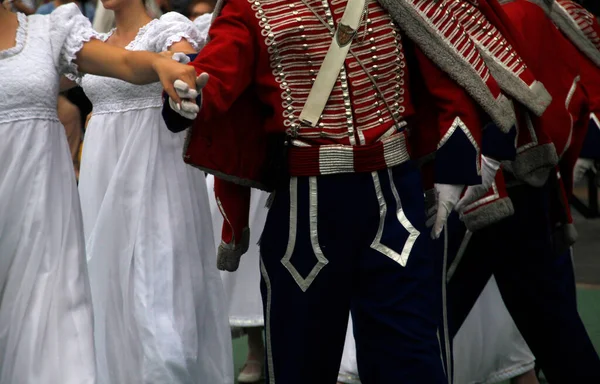 Polish Dance Exhibition Street Festival — Stock Photo, Image