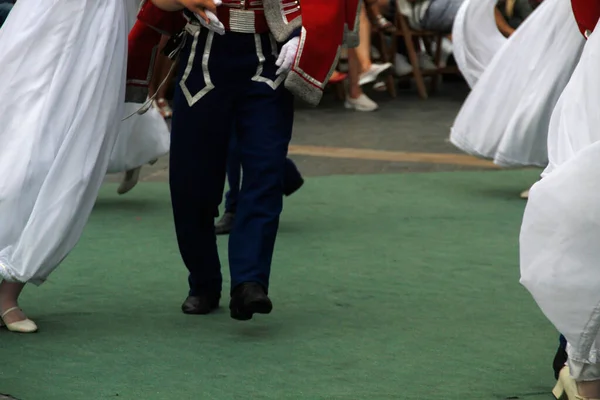 Polish Dance Exhibition Street Festival — Stock Photo, Image