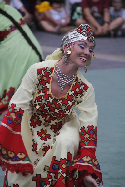 Mostra Danza Popolare Russa Festival Strada — Foto Stock