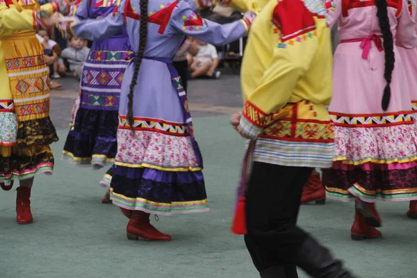 Exposición Danza Folclórica Rusa Festival Callejero —  Fotos de Stock