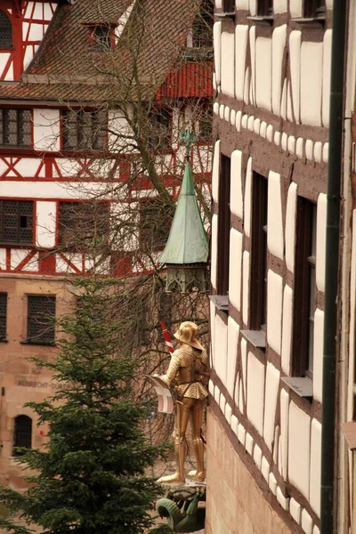 Edificio Nel Centro Storico Norimberga — Foto Stock