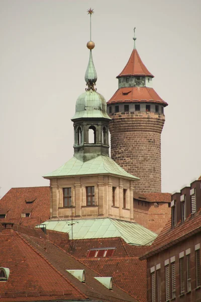 Edifício Cidade Velha Nuremberg — Fotografia de Stock