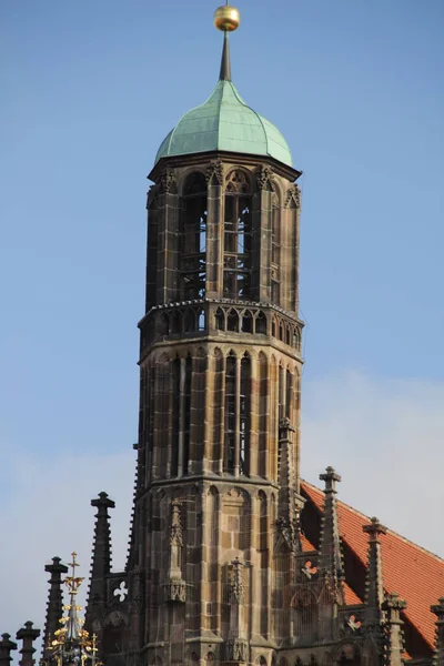 Edifício Cidade Velha Nuremberg — Fotografia de Stock