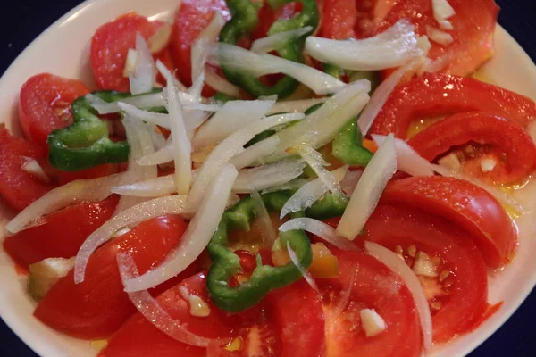 Salada Fresca Prato — Fotografia de Stock