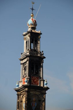 Amsterdam şehir merkezi manzarası