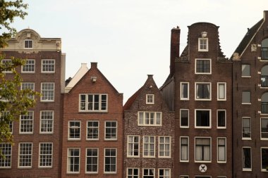 Amsterdam şehir merkezi manzarası
