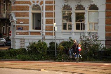 Amsterdam şehir merkezi manzarası