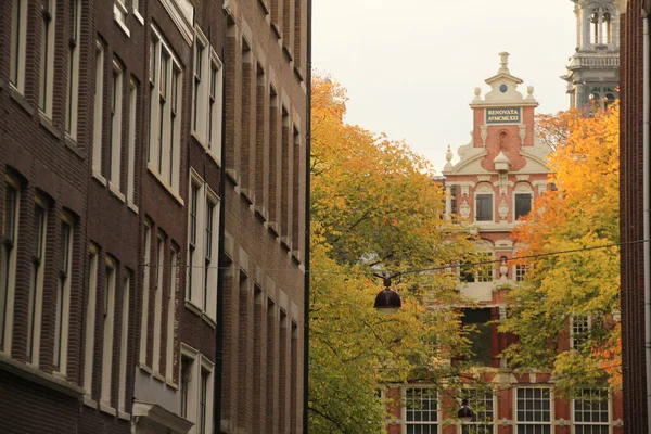 Pohled Centrum Amsterdamu — Stock fotografie