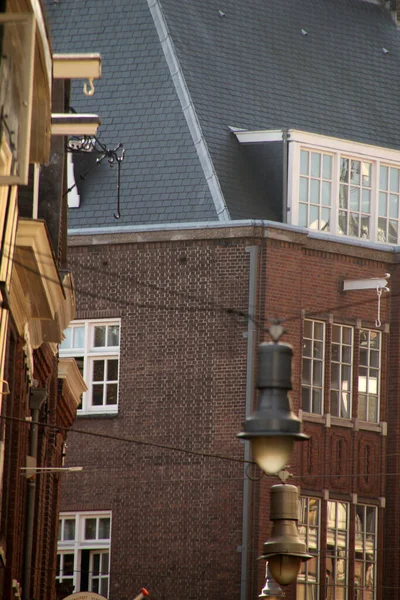 Vista Del Centro Ámsterdam — Foto de Stock