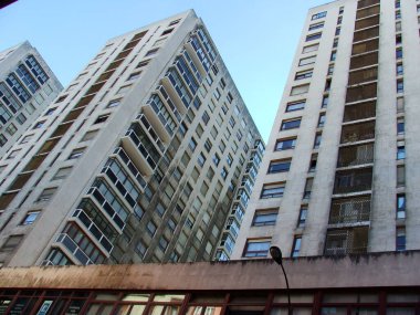 Bilbao şehrinde şehir manzarası
