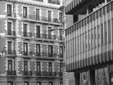 Bilbao şehrinde şehir manzarası