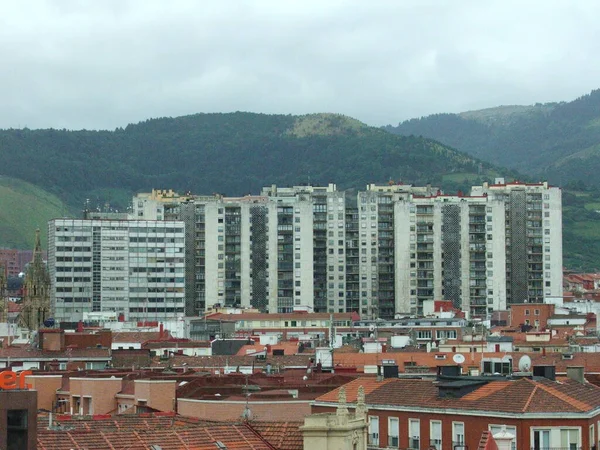 Vista Urbana Cidade Bilbau — Fotografia de Stock