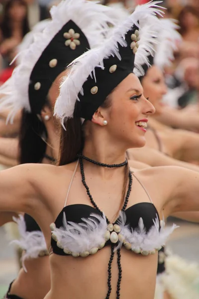 Mares Sul Dançam Festival Popular Rua — Fotografia de Stock