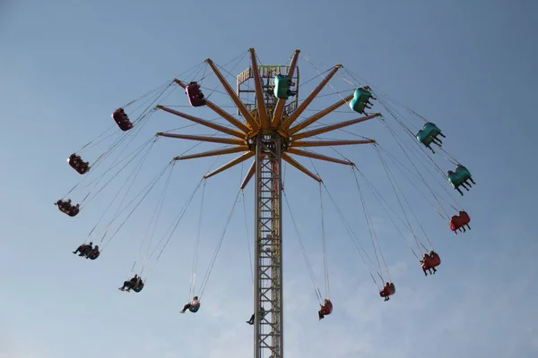Ferris Roue Dans Parc Attractions — Photo