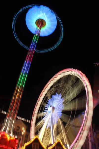 Roda Gigante Parque Diversões — Fotografia de Stock