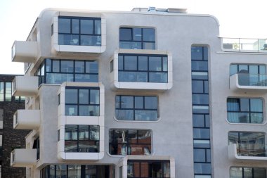 Hamburg şehir merkezinde mimar.