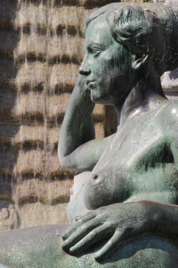 Hamburg şehir merkezinde mimar.