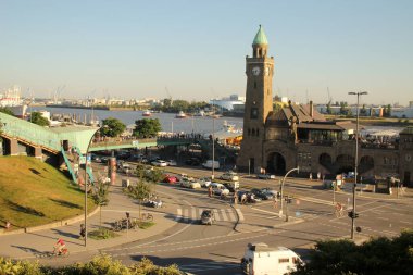 Hamburg şehir merkezinde mimar.