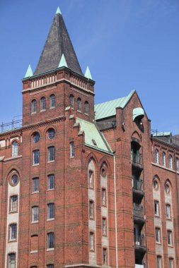 Hamburg şehir merkezinde mimar.