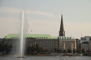 Hamburg şehir merkezinde mimar.