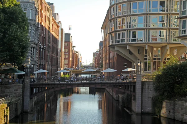 Architektura Centru Hamburku — Stock fotografie