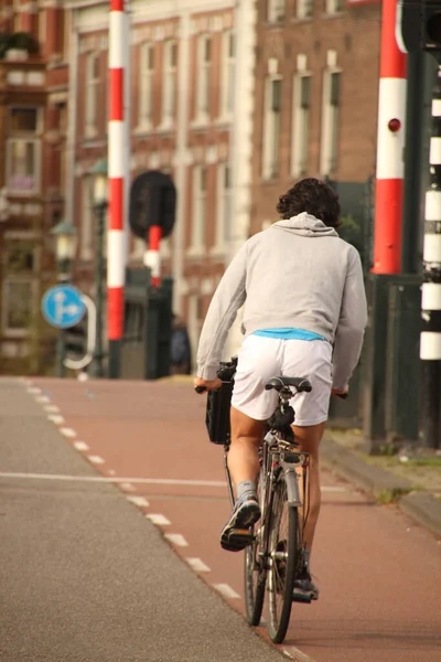 Biking Urban Environment — Stock Photo, Image