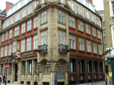 Londra 'nın bir mahallesindeki şehir manzarası