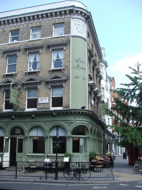 Londra 'nın bir mahallesindeki şehir manzarası