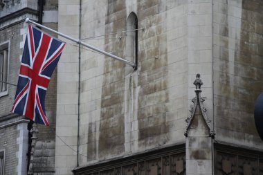 Londra şehir merkezinde inşaat.