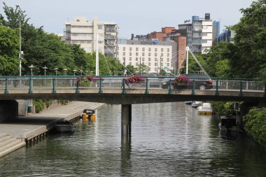 Helsinki şehrinin mimarisi.