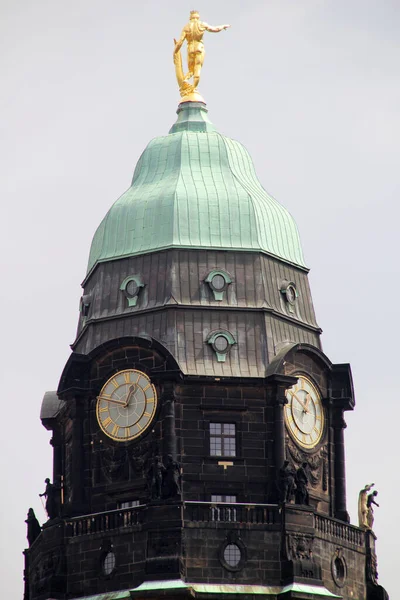 Arquitetura Monumental Cidade Velha Dresden Alemanha — Fotografia de Stock