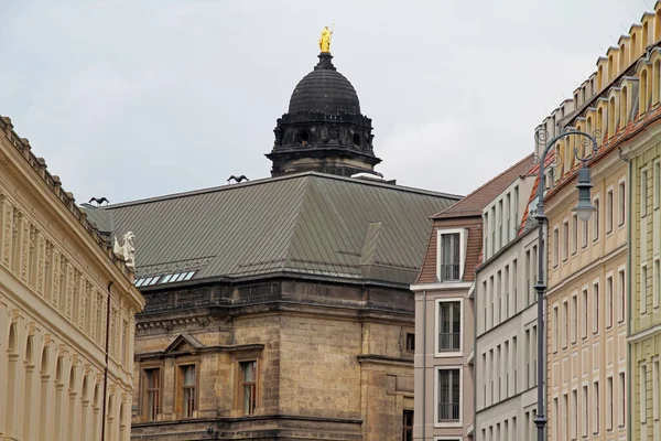 Architecture Monumentale Dans Vieille Ville Dresde Allemagne — Photo
