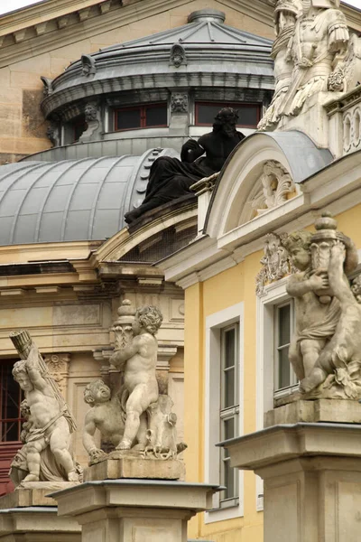 Монументальна Архітектура Старому Місті Дрезден Німеччина — стокове фото