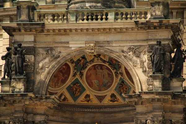 Monumental Arkitektur Den Gamla Staden Dresden Tyskland — Stockfoto