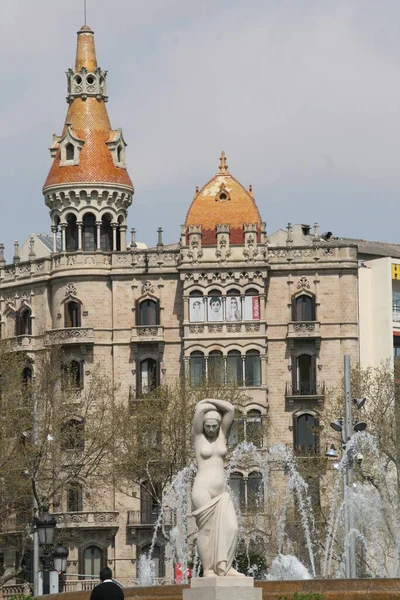 Architecture Downtown Barcelona — Stock Photo, Image