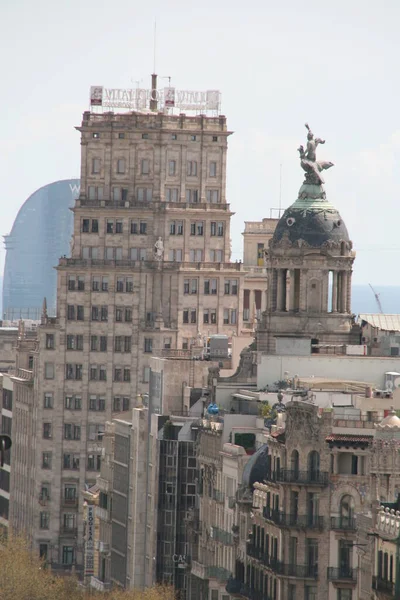 Arquitectura Ciudad Barcelona — Foto de Stock